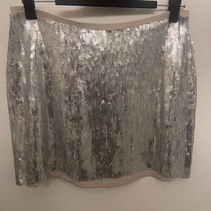 Chan Luu Sequin mini skirt